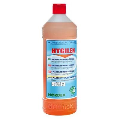 Nordex Nordex saniteettitilojen puhdistaja Hygilen, 1l 62533321 Vastaa: N/A Nordex Nordex saniteettitilojen puhdistaja Hygilen, 1l 62533321 Vastaa: N/A
