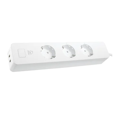 Deltaco Älypistorasia - WiFi 2.4GHz, 3 pistorasiaa, 2 USB Deltaco Älypistorasia - WiFi 2.4GHz, 3 pistorasiaa, 2 USB