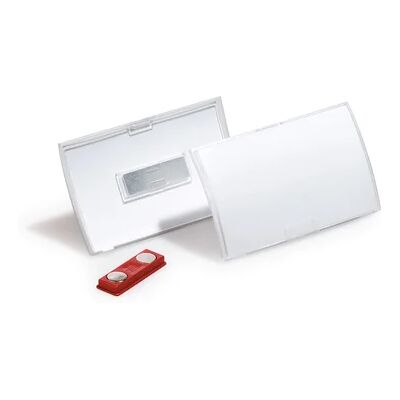 DURABLE Nimikilpi Clic Fold magneetti 90x54 mm, 10 kpl 4005546803067 Vastaa: N/A DURABLE Nimikilpi Clic Fold magneetti 90x54 mm, 10 kpl 4005546803067 Vastaa: N/A