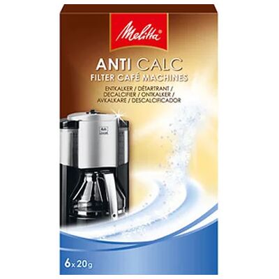 Melitta Melitta Anti Calc kalkinpoistaja kahvinkeittimelle, 6 kpl 96255MEL Vastaa: N/A Melitta Melitta Anti Calc kalkinpoistaja kahvinkeittimelle, 6 kpl 96255MEL Vastaa: N/A