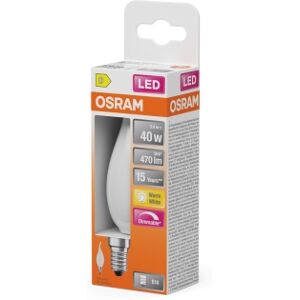OSRAM LED Kruunu Taivutettu 40 Himmennettävä Matta 3,4W 827 E14 4099854443831 Vastaa: N/A OSRAM LED Kruunu Taivutettu 40 Himmennettävä Matta 3,4W 827 E14 4099854443831 Vastaa: N/A