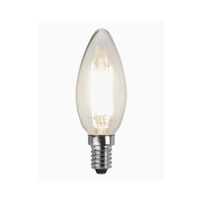 Star Trading LED-lamppu E27 C35 Läpinäkyvä 3-vaiheen muisti Star Trading LED-lamppu E27 C35 Läpinäkyvä 3-vaiheen muisti