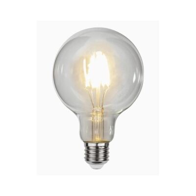 Star Trading G95 LED lamppu - Himmennettävä, Lämmin valkoinen 2700K, 470lm Star Trading G95 LED lamppu - Himmennettävä, Lämmin valkoinen 2700K, 470lm