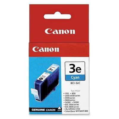 Canon Canon BCI-3 EC Mustepatruuna Cyan BCI-3eC Vastaa: N/A Canon Canon BCI-3 EC Mustepatruuna Cyan BCI-3eC Vastaa: N/A