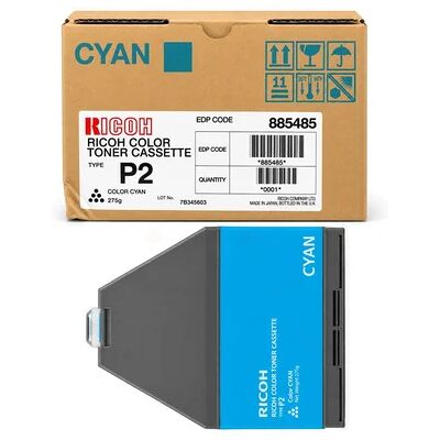 Ricoh Värikasetti cyan Type P2 885485 Vastaa: N/A Ricoh Värikasetti cyan Type P2 885485 Vastaa: N/A