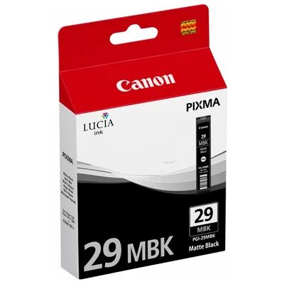 Canon Canon PGI-29 MBK Mustepatruuna mattamusta PGI-29MBK Vastaa: N/A Canon Canon PGI-29 MBK Mustepatruuna mattamusta PGI-29MBK Vastaa: N/A