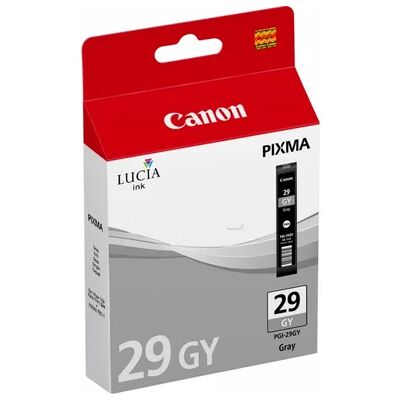 Canon Canon PGI-29 GY Mustepatruuna harmaa PGI-29GY Vastaa: N/A Canon Canon PGI-29 GY Mustepatruuna harmaa PGI-29GY Vastaa: N/A
