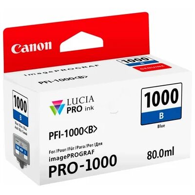 Canon Canon PFI-1000 B Mustepatruuna Sininen PFI-1000B Vastaa: N/A Canon Canon PFI-1000 B Mustepatruuna Sininen PFI-1000B Vastaa: N/A