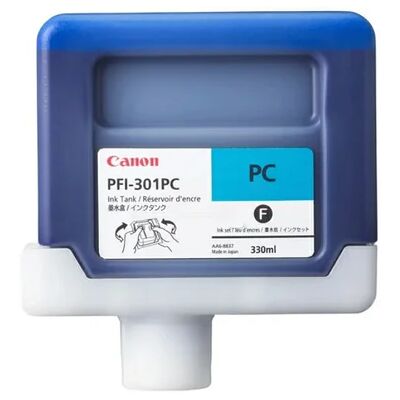 Canon Canon PFI-301 PC Mustepatruuna vaalea cyan 1490B001 Vastaa: N/A Canon Canon PFI-301 PC Mustepatruuna vaalea cyan 1490B001 Vastaa: N/A