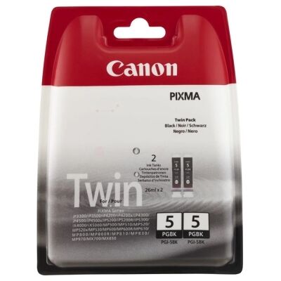 Canon Canon PGI-5BK Mustepatruuna musta 2-pakkaus 0628B025 Vastaa: N/A Canon Canon PGI-5BK Mustepatruuna musta 2-pakkaus 0628B025 Vastaa: N/A