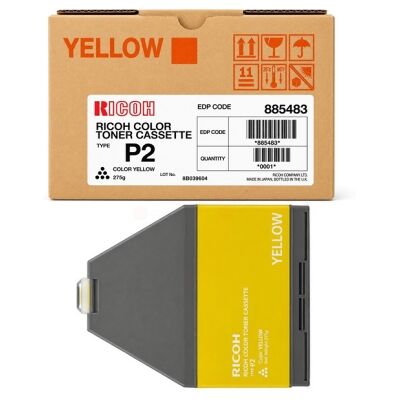 Ricoh Värikasetti keltainen Type P2 885483 Vastaa: N/A Ricoh Värikasetti keltainen Type P2 885483 Vastaa: N/A