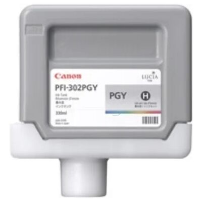Canon Canon PFI-302 PGY Mustepatruuna vaaleanharmaa PFI-302PGY Vastaa: N/A Canon Canon PFI-302 PGY Mustepatruuna vaaleanharmaa PFI-302PGY Vastaa: N/A