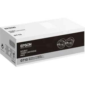 Epson Värikasetti musta 2 x 2.500 sivua S050710 Vastaa: N/A Epson Värikasetti musta 2 x 2.500 sivua S050710 Vastaa: N/A