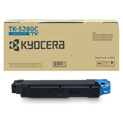 Kyocera Kyocera TK-5280 C Värikasetti cyan TK-5280C Vastaa: N/A Kyocera Kyocera TK-5280 C Värikasetti cyan TK-5280C Vastaa: N/A