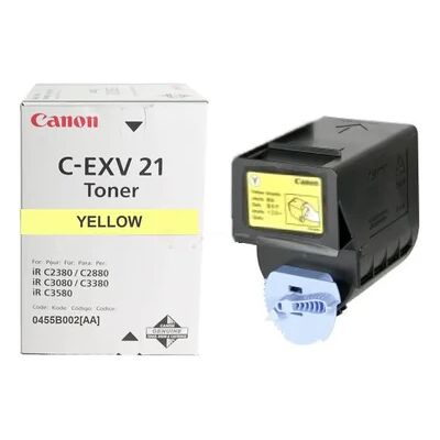 Canon Canon C-EXV 21 Värikasetti keltainen, 14.000 sivua 0455B002 Vastaa: N/A Canon Canon C-EXV 21 Värikasetti keltainen, 14.000 sivua 0455B002 Vastaa: N/A