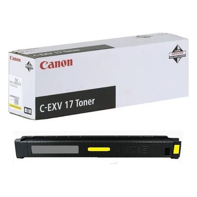Canon Canon C-EXV 17 Värikasetti keltainen 0259B002 Vastaa: N/A Canon Canon C-EXV 17 Värikasetti keltainen 0259B002 Vastaa: N/A