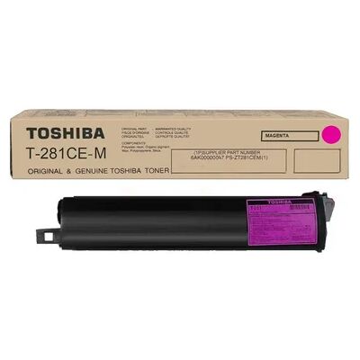 TOSHIBA TOSHIBA T-281 C EM Värikasetti magenta T281EM Vastaa: N/A TOSHIBA TOSHIBA T-281 C EM Värikasetti magenta T281EM Vastaa: N/A