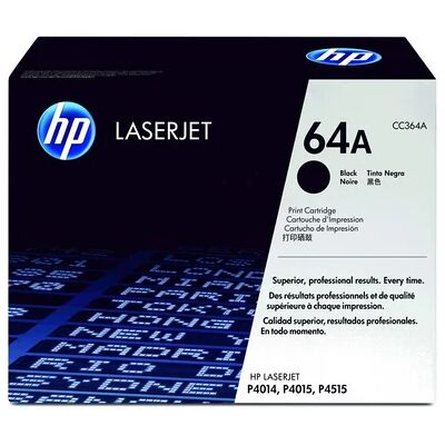 HP HP 64A Värikasetti musta CC364A Vastaa: N/A HP HP 64A Värikasetti musta CC364A Vastaa: N/A