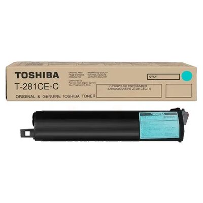 TOSHIBA Värikasetti cyan T281EC Vastaa: N/A TOSHIBA Värikasetti cyan T281EC Vastaa: N/A