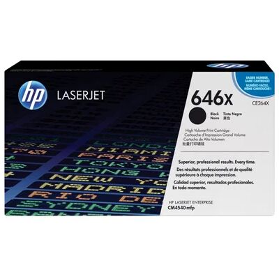 HP HP 646X Värikasetti musta CE264X Vastaa: N/A HP HP 646X Värikasetti musta CE264X Vastaa: N/A