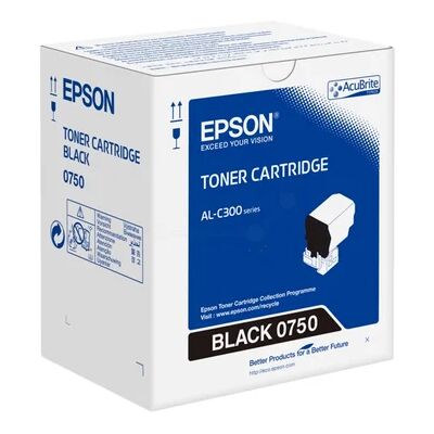 Epson Värikasetti musta 7.300 sivua S050750 Vastaa: N/A Epson Värikasetti musta 7.300 sivua S050750 Vastaa: N/A