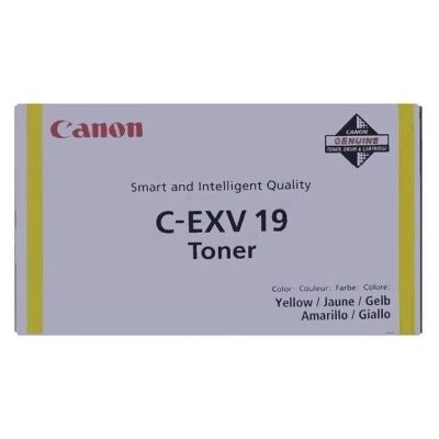 Canon Canon C-EXV 19 Värikasetti keltainen 0400B002 Vastaa: N/A Canon Canon C-EXV 19 Värikasetti keltainen 0400B002 Vastaa: N/A