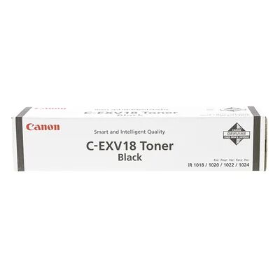 Canon Canon C-EXV 18 Värikasetti musta 0386B002 Vastaa: N/A Canon Canon C-EXV 18 Värikasetti musta 0386B002 Vastaa: N/A
