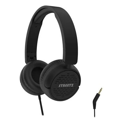 Streetz Streetz H110 kuulokkeet, taitettavat, äänenvoimakkuudensäätö, 3.5 mm, musta H110-BLK Vastaa: N/A Streetz Streetz H110 kuulokkeet, taitettavat, äänenvoimakkuudensäätö, 3.5 mm, musta H110-BLK Vastaa: N/A