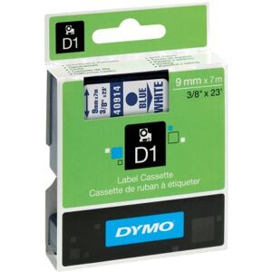 Dymo Merkkausnauha Dymo D1 9mm, sininen valkoisella pohjalla 5411313409148 Vastaa: N/A Dymo Merkkausnauha Dymo D1 9mm, sininen valkoisella pohjalla 5411313409148 Vastaa: N/A