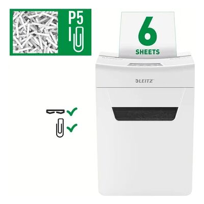 Leitz Asiakirjasilppuri Leitz IQ Protect 6MP5 80950000 Vastaa: N/A Leitz Asiakirjasilppuri Leitz IQ Protect 6MP5 80950000 Vastaa: N/A