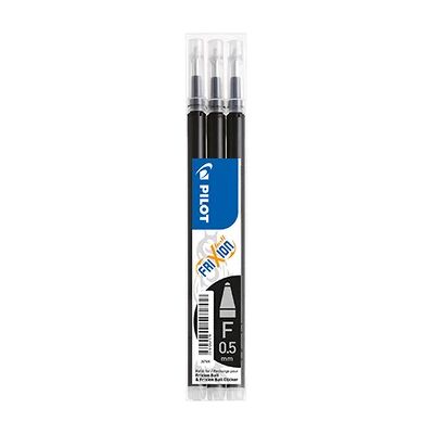 PILOT Täyttö 3-pack FriXion Ball Pyyhittävä muste 0.5 musta 422836 Vastaa: N/A PILOT Täyttö 3-pack FriXion Ball Pyyhittävä muste 0.5 musta 422836 Vastaa: N/A