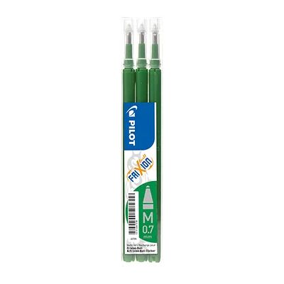 PILOT Täyttö 3-pack FriXion Pyyhittävä muste 0.7 vihreä 356087 Vastaa: N/A PILOT Täyttö 3-pack FriXion Pyyhittävä muste 0.7 vihreä 356087 Vastaa: N/A