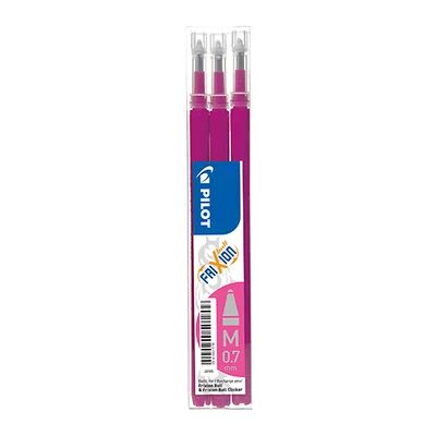 PILOT Täyttö 3-pack FriXion Pyyhittävä muste 0.7 vaaleanpunainen 358142 Vastaa: N/A PILOT Täyttö 3-pack FriXion Pyyhittävä muste 0.7 vaaleanpunainen 358142 Vastaa: N/A