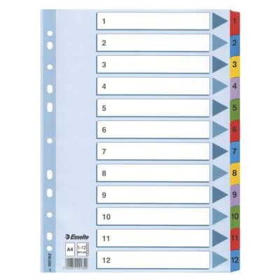 ESSELTE Kartonkirekisteri Esselte Mylar A4, 1-12 100162 Vastaa: N/A ESSELTE Kartonkirekisteri Esselte Mylar A4, 1-12 100162 Vastaa: N/A