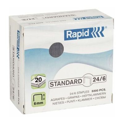 Rapid Niitit Rapid Standard 24/6 Galv. 5000/ltk 24859800 Vastaa: N/A Rapid Niitit Rapid Standard 24/6 Galv. 5000/ltk 24859800 Vastaa: N/A