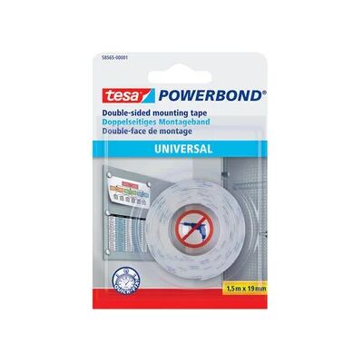 TESA Tesa Powerbond kaksipuolinen teippi 1.5mx19mm 58565-00001-00 Vastaa: N/A TESA Tesa Powerbond kaksipuolinen teippi 1.5mx19mm 58565-00001-00 Vastaa: N/A
