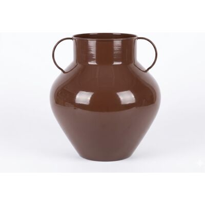 Maljakko metalli MONDEX ROGER 18,5x31x34 cm suklaanruskea 1 kpl Maljakko metalli MONDEX ROGER 18,5x31x34 cm suklaanruskea 1 kpl