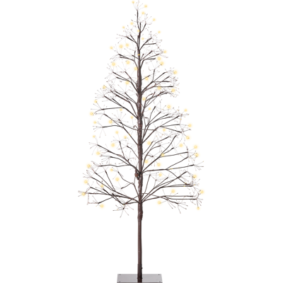 Beliani Ulkokoriste LED-valo LONKARI Puu 150 cm Ruskea Beliani Ulkokoriste LED-valo LONKARI Puu 150 cm Ruskea