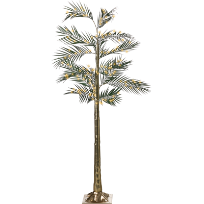 Beliani Ulkokoriste LED-valo PALJAVESI Puu 175 cm Kulta Beliani Ulkokoriste LED-valo PALJAVESI Puu 175 cm Kulta