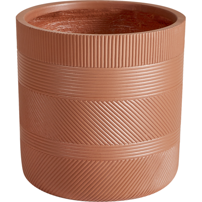 Beliani Kukkaruukku VOULA 31 cm Ruskea Beliani Kukkaruukku VOULA 31 cm Ruskea