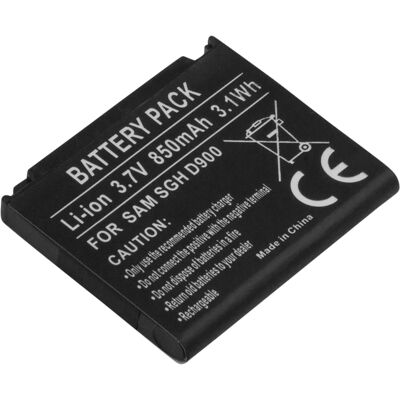 Avizar Akku Samsung SGH D900 Li-ion 3,7V 850mAh 3,1Wh Avizar Akku Samsung SGH D900 Li-ion 3,7V 850mAh 3,1Wh