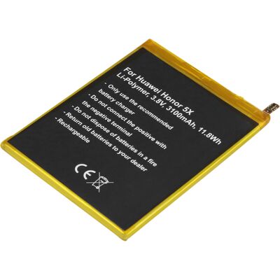 Avizar Akku Huawei Honor 5X:lle, Li-Polymer 3,8V 3100mAh 11,8Wh Avizar Akku Huawei Honor 5X:lle, Li-Polymer 3,8V 3100mAh 11,8Wh