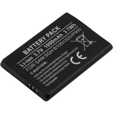 Avizar Akku Samsung SGH B100 / i320 / P900 Li-ion 3.7V 1000mAh 3.7Wh Avizar Akku Samsung SGH B100 / i320 / P900 Li-ion 3.7V 1000mAh 3.7Wh