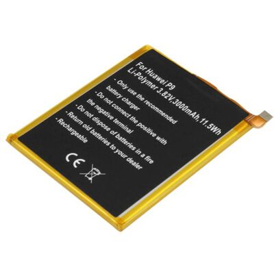 Avizar Akku Huawei P9 -malliin Li-polymeeri 3.82V 3000mAh 11.5Wh HB366481ECW Avizar Akku Huawei P9 -malliin Li-polymeeri 3.82V 3000mAh 11.5Wh HB366481ECW