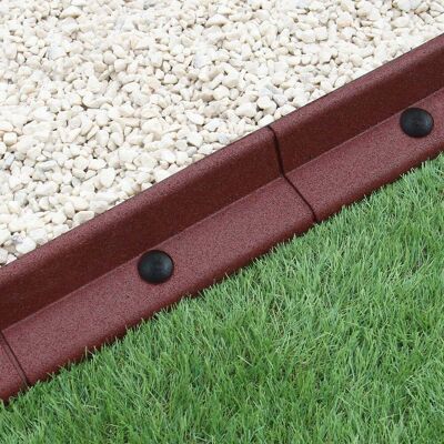 Monstershop Joustava nurmikon reunus terrakotta 1, 2 m x 6 Monstershop Joustava nurmikon reunus terrakotta 1, 2 m x 6