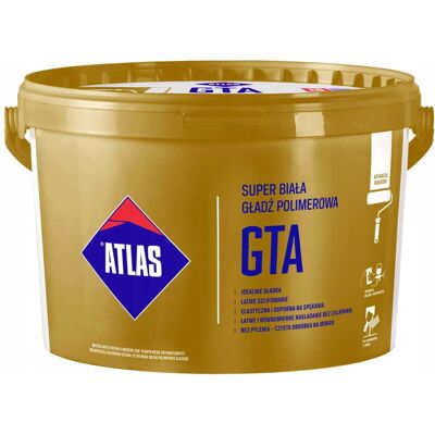 Atlas GTA Polymer Kipsi 18 kg supervalkoinen Atlas GTA Polymer Kipsi 18 kg supervalkoinen