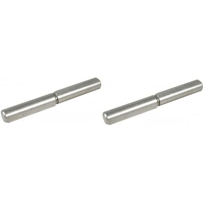 IBFM Sarana 80 mm, ruostumaton teräs, laskeutuva profiili, hitsattava, kiinteä tappi – 1 pari – 2 kpl IBFM Sarana 80 mm, ruostumaton teräs, laskeutuva profiili, hitsattava, kiinteä tappi – 1 pari – 2 kpl