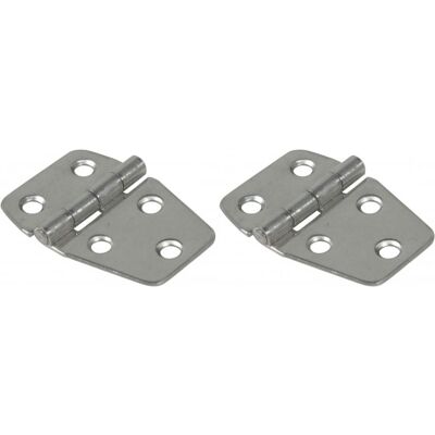 IBFM Sarana 40 x 55 mm, ruostumaton teräs – 1 pari – 2 kpl IBFM Sarana 40 x 55 mm, ruostumaton teräs – 1 pari – 2 kpl