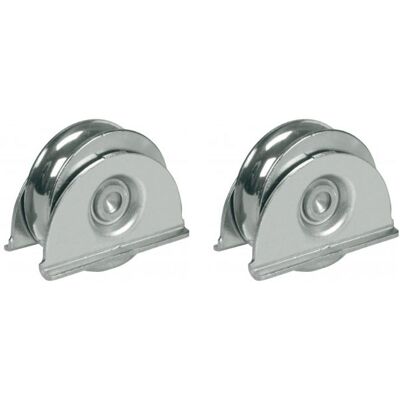 IBFM 100 mm:n pyöreä urapyörä, 16, 5 mm:n ura upotetussa kiinnikkeessä – 2 kpl:n sarja IBFM 100 mm:n pyöreä urapyörä, 16, 5 mm:n ura upotetussa kiinnikkeessä – 2 kpl:n sarja