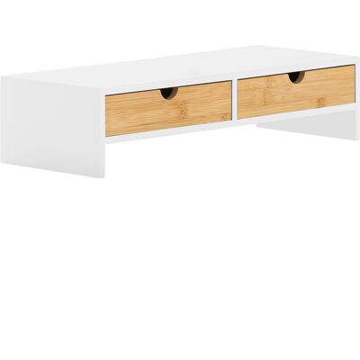SoBuy Bambu näyttöteline 2 laatikolla BBF02-WN SoBuy Bambu näyttöteline 2 laatikolla BBF02-WN